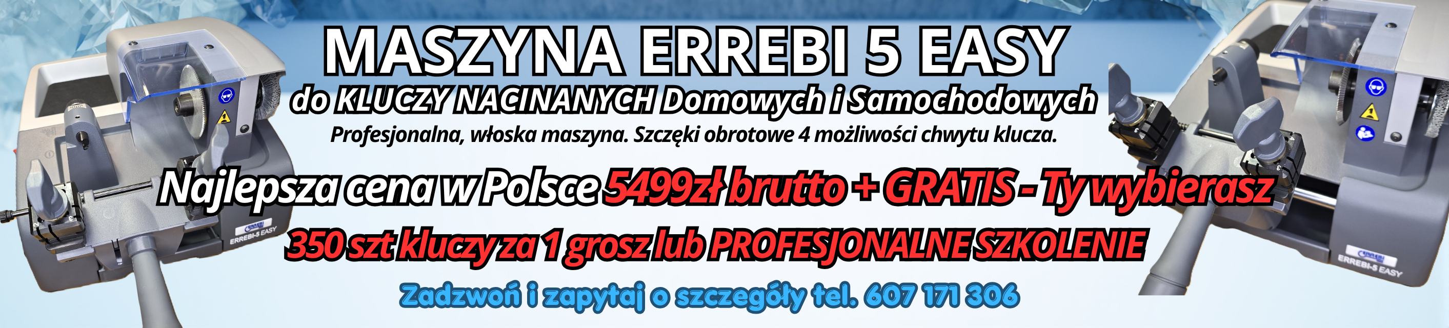 Promocja maszyna ERRBI 5 EASY